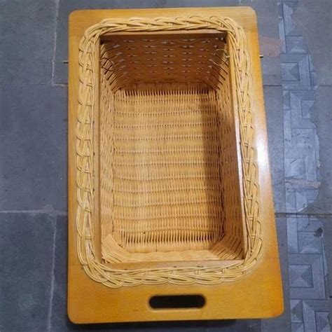 Brown 13 Inch Pinewood Basket For Storage And Transport At Rs 2300 In