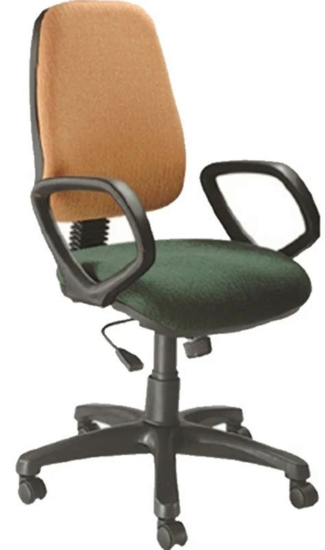 Mid Back Workstation Revolving Chairs Fixed Arm Blue At Rs 4191 25 In