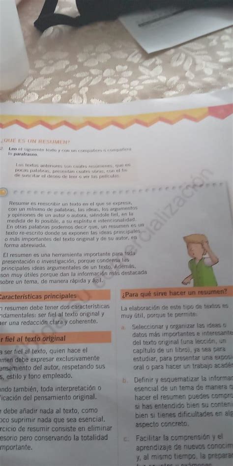 Leo El Siguiente Texto Con Un Compa Ero O Compa Era Y Lo Parafrasheo