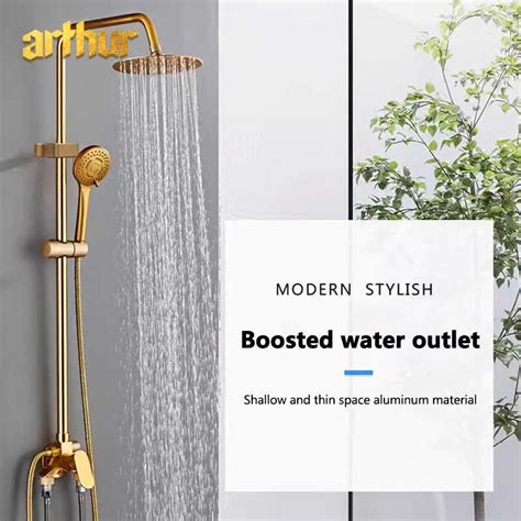 Cold Hot Arthur Bathroom Shower Set Na May Faucet Stainless Steel 3 Sa