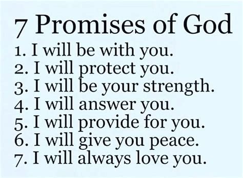 Newlife4you On Instagram 7 Promises Of God 1 I Will Be With You 2 I Will Protect You 3 I