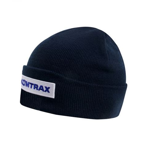 Winterhat Navy Komtrax Badge Komatsu Merchandise Shop Official