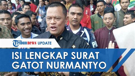 Bukan Menolak Mahfud Md Ungkap Isi Lengkap Surat Gatot Nurmantyo Soal