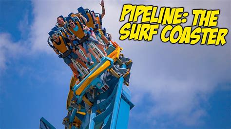 PIPELINE The Surf Coaster Off Ride SeaWorld Orlando YouTube