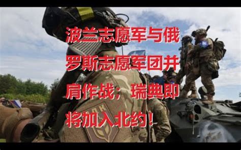 6月6日俄乌局势研判！波兰人与俄志愿军团并肩作战；瑞典即将加入北约！ 碎片记忆王小靠 碎片记忆王小靠 哔哩哔哩视频