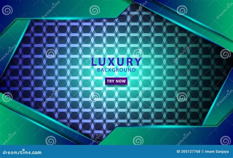 Modern Abstract Technology Green Vector Background With Blue Line