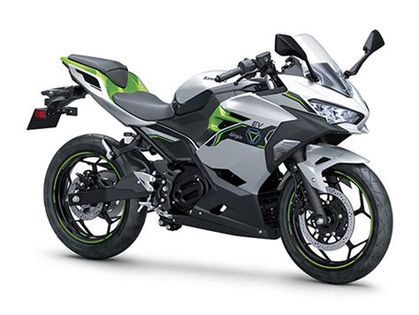 Kawasakis First Electric And Hybrid Motorcycles On Display As Kawasaki