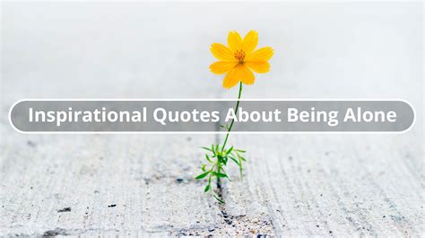 54 Inspiring Quotes About Being Alone To Guide Your Journey