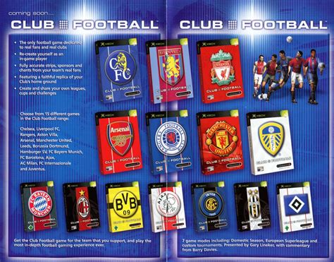 Club Football 2005 2004 Xbox Box Cover Art MobyGames