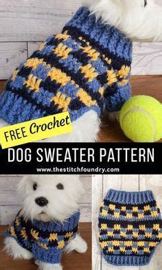 7 Dog Coat Free Crochet Pattern | Tığ i̇şi, Köpek kazağı, Örme olmayan ...