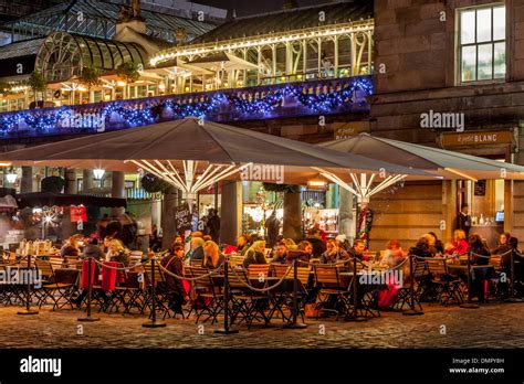 Caferestaurant Covent Garden Piazza London England Stock Photo Alamy