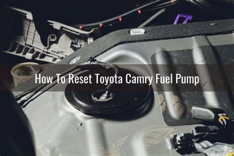 How To Reset Toyota Camry Primary Systems Know My Auto