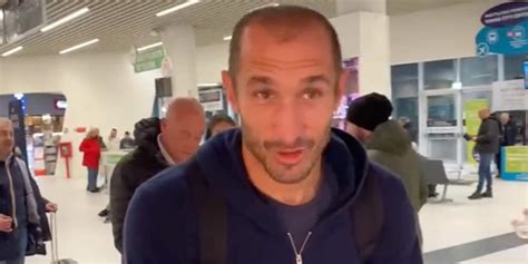 Chiellini Allo Stadio Per Juve Roma E Prima Vado A Trovare Allegri