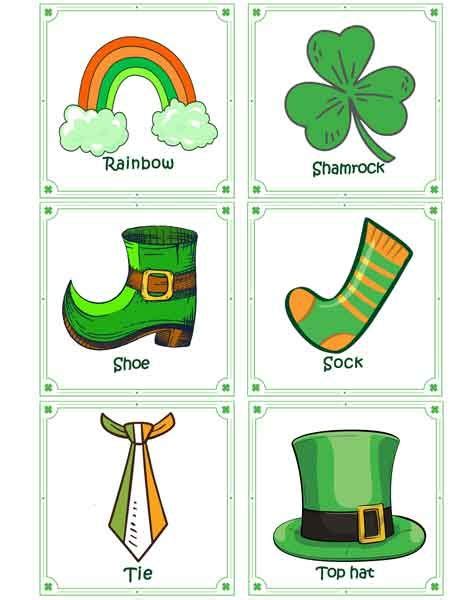 High Quality Printable St Patrick S Day Flash Cards Printable Flash