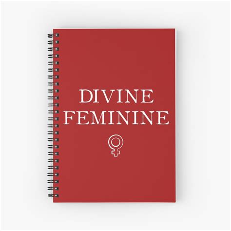 Cuaderno De Espiral Divino Femenino Sagrado Feminista Feminismo