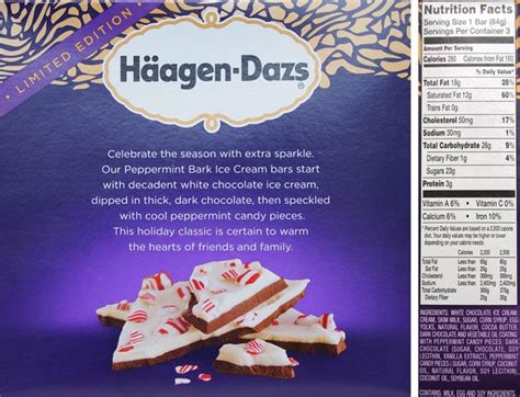 On Second Scoop Ice Cream Reviews Haagen Dazs Peppermint Bark Ice