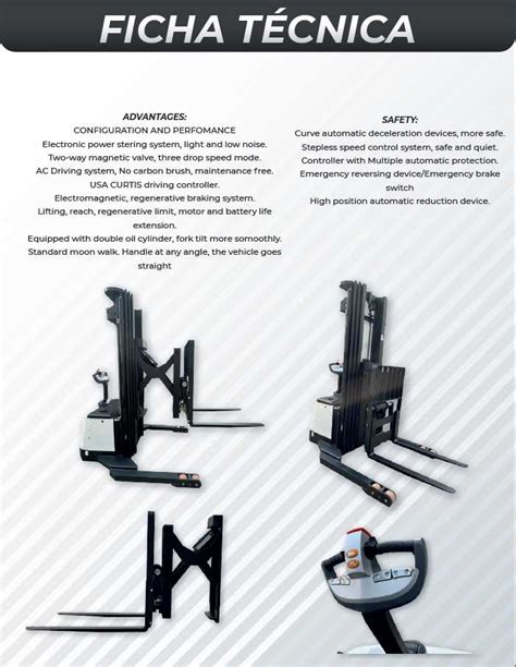 Apilador El Ctrico Tijera Reach Ila Eert Venta De Montacargas