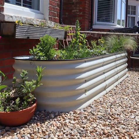 Metal Raised Garden Bed 17in H 6 In 1 Vegega Vegega Uk