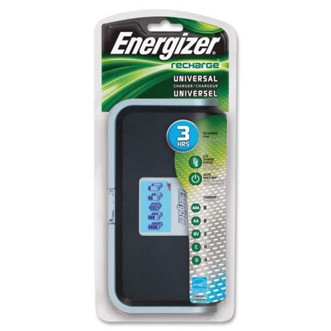 Energizer Recharge Universal Charger for NiMH Rechargeable AA, AAA, C ...