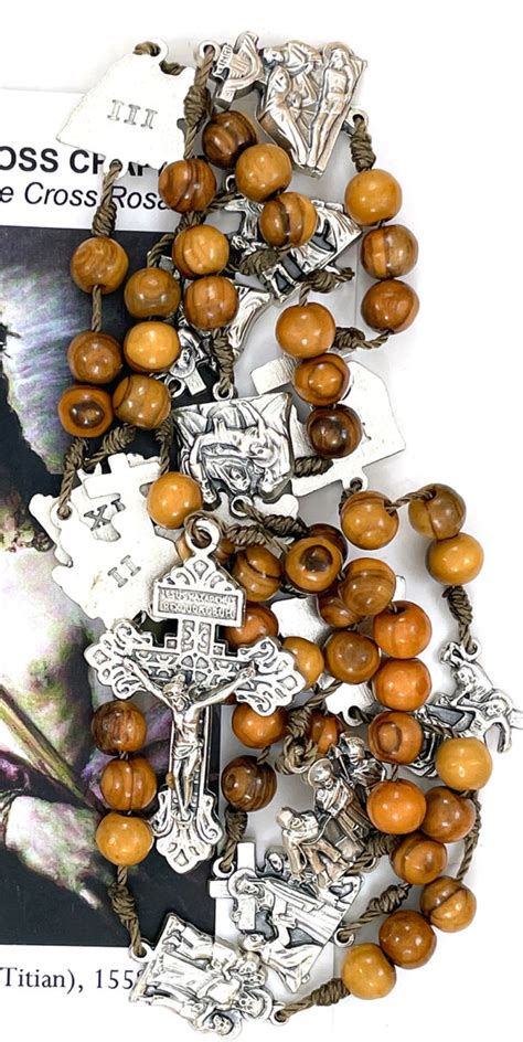 Olive Wood Way Of The Cross 38 99 OLOG Rosaries