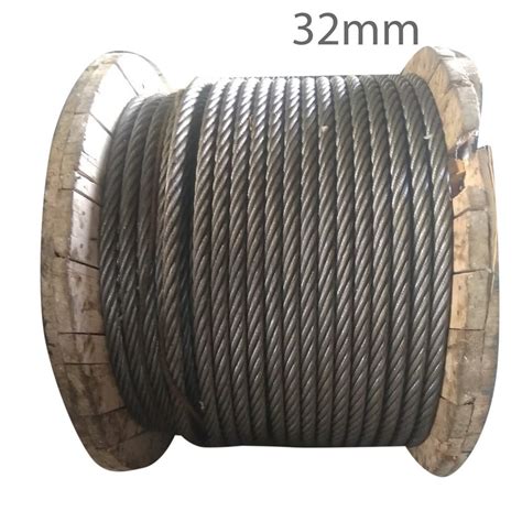 Iwrc 32mm Black Steel Wire Rope At ₹ 495meter In Udaipur Id 23907523762