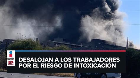 Incendio en planta de zinc en San Luis Potosí genera nube tóxica YouTube