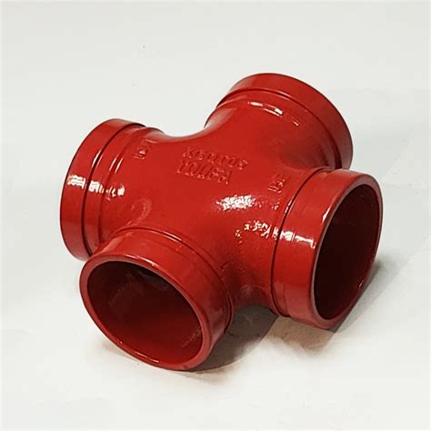 Ul Listed Fm Approved Fire Sprinkler Pipe Fittings In Red Or Blue Paint