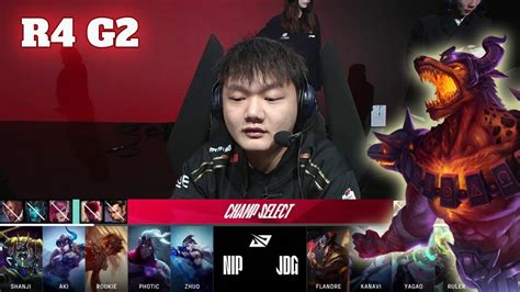 JDG Vs NIP Game 2 Round 4 S14 LPL Spring Playoffs 2024 JD Gaming