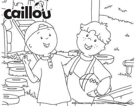 Caillou Coloring Pages - Free Caillou Coloring Pages Printables