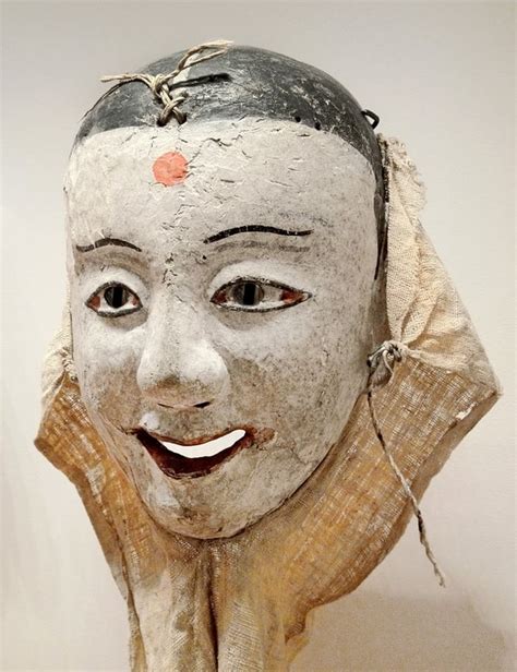 Mask Of A Young Female Shaman Somu Korea Joseon Dynasty 18th