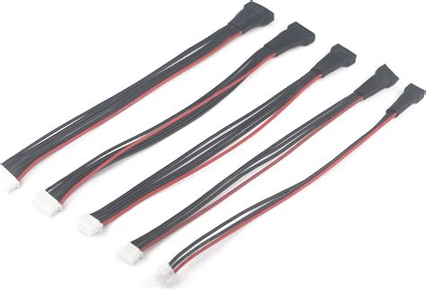 Taikuwu 5Pcs JST XH 2S 3S 4S 5S 6S LiPo Câble d extension pour Chargeur