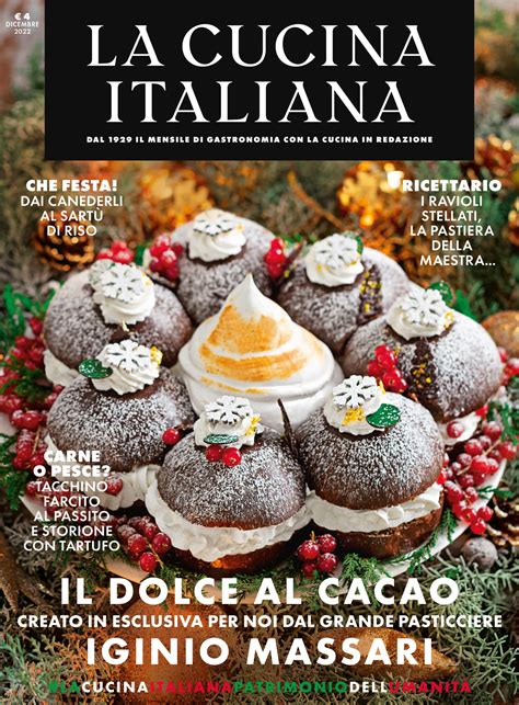 La Cucina Italiana Dicembre Il Sapore Del Natale La Cucina Italiana