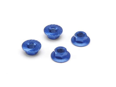 Serrated Flange Nut M Blue Pcs Flanged Nut For Use With Hpi