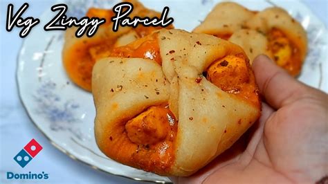 Veg Zingy Parcel Recipe Domino S Style Paneer Parcel No Yeast No