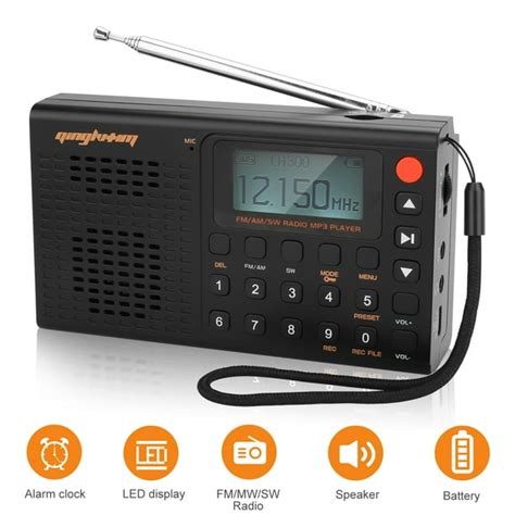 Am Fm Sw Radio Tsv Portable Radios With Best Reception Battery