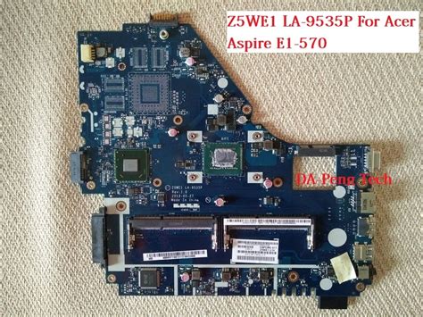 Original Laptop Motherboard For ACER E1 570 Z5WE1 LA 9535P NB MEP11 001