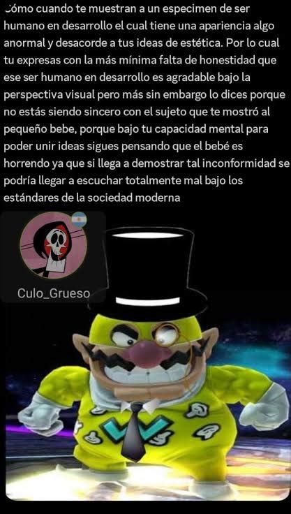 Wario Man elegante Está Bonito Está Bien Culero Know Your Meme