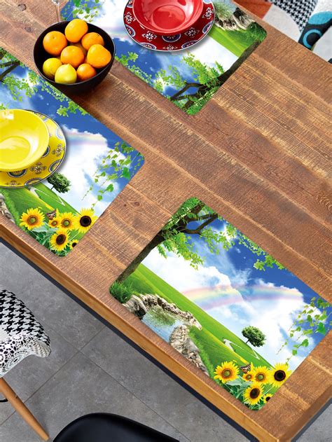 Buy Walls And Murals Designer Placemat For Dinning Table Waterproof