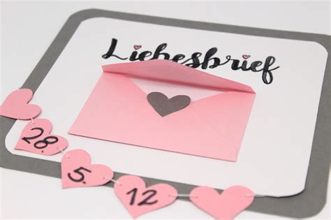 Von Herzen Diy Valentinstagsgeschenk Liebesbrief Ganz Einfach Selber