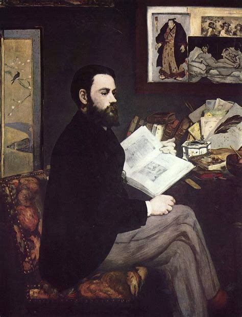 Portrait of Emile Zola by Edouard Manet