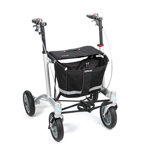 Rollator Walker 9er Black Black Gray The Combi Rollator Rollator