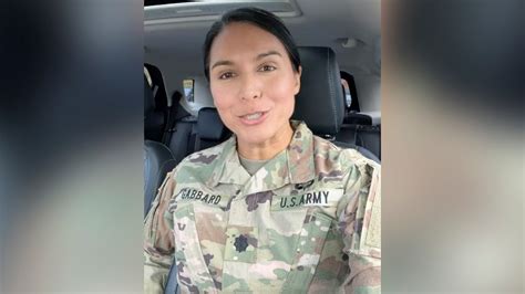 Tulsi Gabbard blasts ‘self-serving politicians’ while in Army uniform