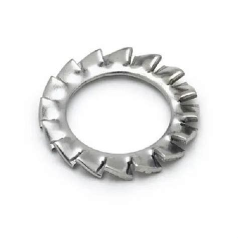 Electroplated Stainless Steel Serrated Washer Dimension Size M To