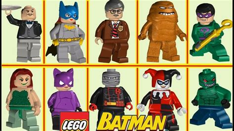 Lego Batman 1 Hd All 46 Characters All Transport Heroes And