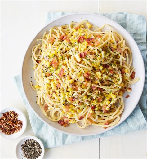 Spicy Corn Carbonara