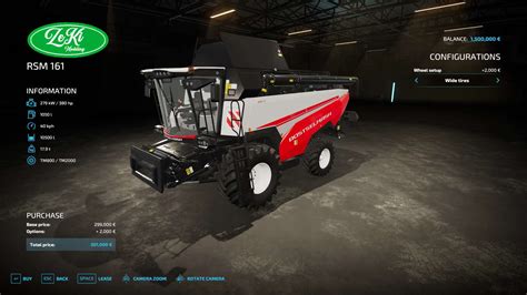 LS22 ROSTSELMASH RSM 161 UND DS 900 1 0 0 Farming Simulator 22