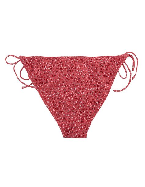 Ysabel Mora Braga De Bikini Coral Y Blanco Mujer