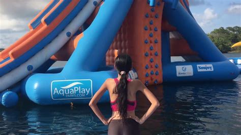 Check This Newest Attraction In Palawan The Aqua Play Parks