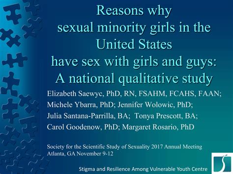 Reasons Why Sexual Minority Girls In The United States Have Sex With Girls And Guys A National