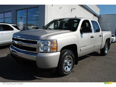 Silver Birch Metallic Chevrolet Silverado Ls Crew Cab